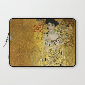 Gustav Klimt - Portrait of Adele Bloch Bauer Computer Cover by TEXTURE GALLERY - Laptop Sleeve - 13"