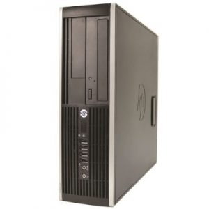 HP Inc. PC2-3070-REF Compaq 8200 Elite Intel Core i5-2400 3.1GHz Quad-Core SFF Desktop PC - 8GB DDR3 - 128GB SSD - Integrated Graphics - DVD-ROM - 10