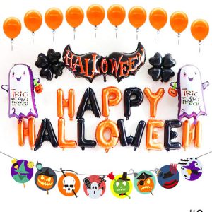 Halloween Costume Balloon Latex Print Holiday Decoration