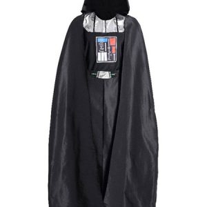 Halloween Costume Darth Vader Black Men Jumpsuits Outfit 3 Pieces