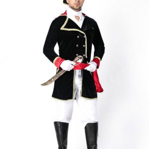 Halloween Costume Men Royal Naval Officer Outfit