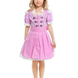 Halloween Costumes For Kids Peach Beer Girl Kid's Polyester Dres Lower-Body Apron