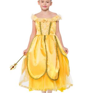 Halloween Costumes For Kids Yellow Fairytale Dress Kid's Dress