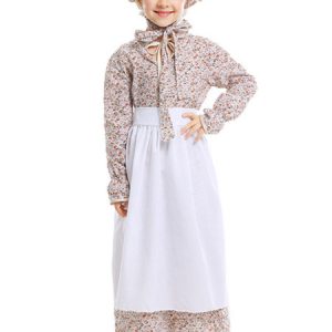 Halloween Costumes Light Apricot Fairytale Kid's Cotton Hat Dress