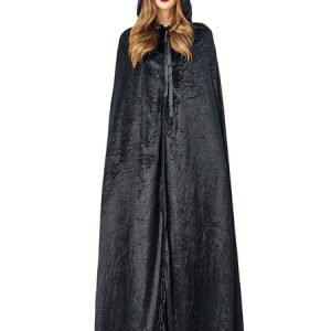 Halloween Costumes Witch Adult's Cloak Velour Halloween Holidays Costumes