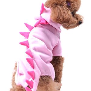 Halloween Dog Costumes Dinosaur Pink Pana Pet Costume Halloween