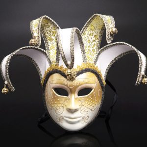 Halloween Mask Costume Sequin Bell Gilding Carnival Mardi Gras Masquerade Costume Accessories