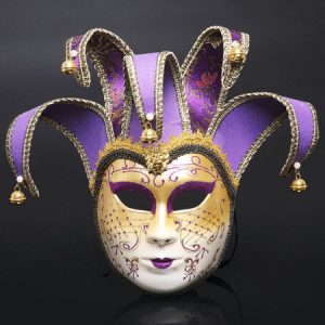 Halloween Mask Costume Sequin Bell Gilding Carnival Mardi Gras Masquerade Costume Accessories