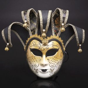 Halloween Mask Costume Sequin Bell Gilding Carnival Mardi Gras Masquerade Costume Accessories