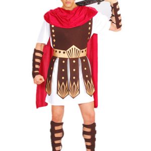 Halloween Roman Gladiator Costumes Game of Throne Brown Men's Costume Cosplay Set Halloween