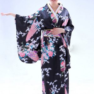 Halloween Traditional Japanese Kimono Costume