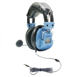 Hamilton Buhl SCG-AMV Deluxe Headset with Gooseneck Mic and In-Line Volume Control plus TRRS Plug