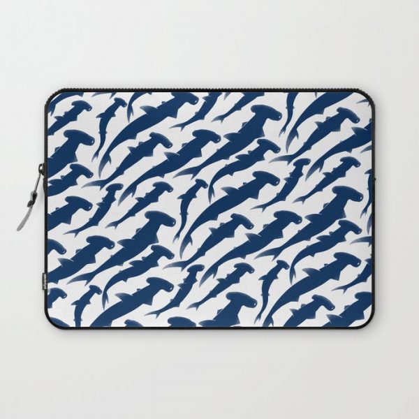 Hammerhead Shark Exodus Computer Cover by Marina Loeb - Laptop Sleeve - 13"