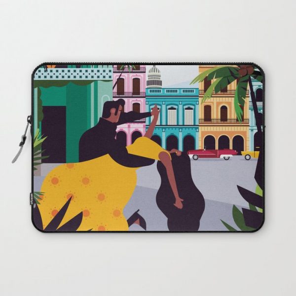 Havana ft. Salsa Dancers Computer Cover by James Boast - Laptop Sleeve - 13"