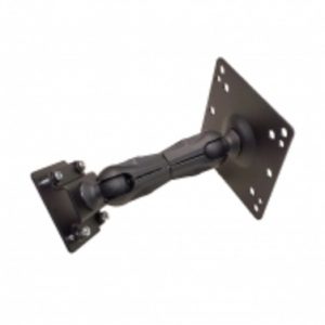 Havis MH-1010 7 Inch Mounting Component Dual VESA Arm Mount for Thin Client - 30 lbs Load Capacity - Black