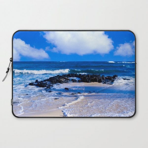 Hawaiian beach2 Computer Cover by EllenSmile - Laptop Sleeve - 15"