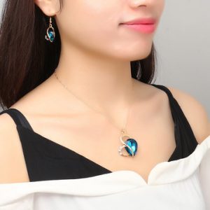 Heart Crystal Jewelry Set