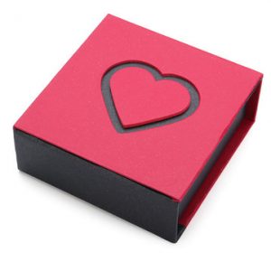 Heart Shaped Paper Gift Storage Box