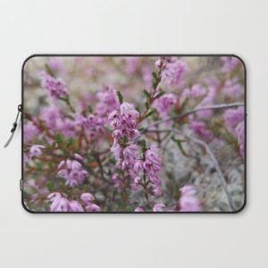 Heather blooming Computer Cover by mokkihopero (Paivi Ojala) - Laptop Sleeve - 15"