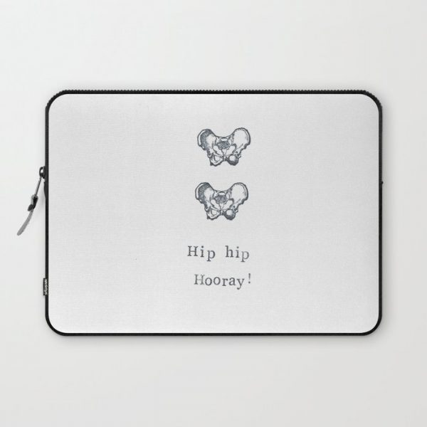 Hip Hip Hooray Computer Cover by Blue Specs Studio - Laptop Sleeve - 13"