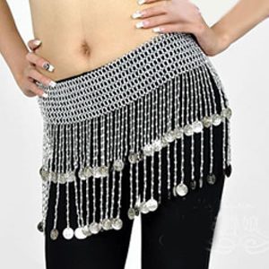 Hip Scarf Belly Dance Costume Colorful Polyester Tassel Bollywood Dance Accessories