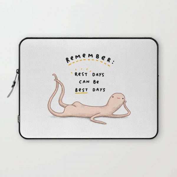 Honest Blob - Rest Days Computer Cover by Sophie Corrigan - Laptop Sleeve - 13"