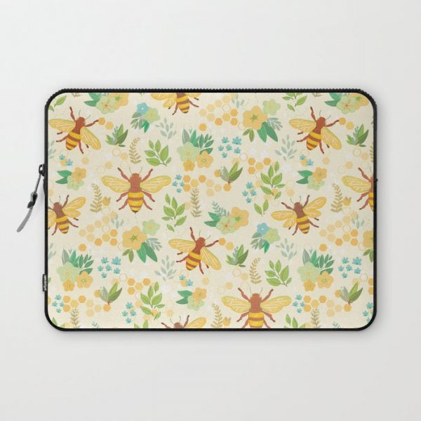 Honey Bees Computer Cover by Joy Paton - Laptop Sleeve - 13"