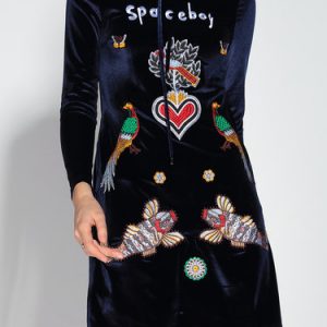 Hoodie Embroidered Sheath Casual Mini Dress