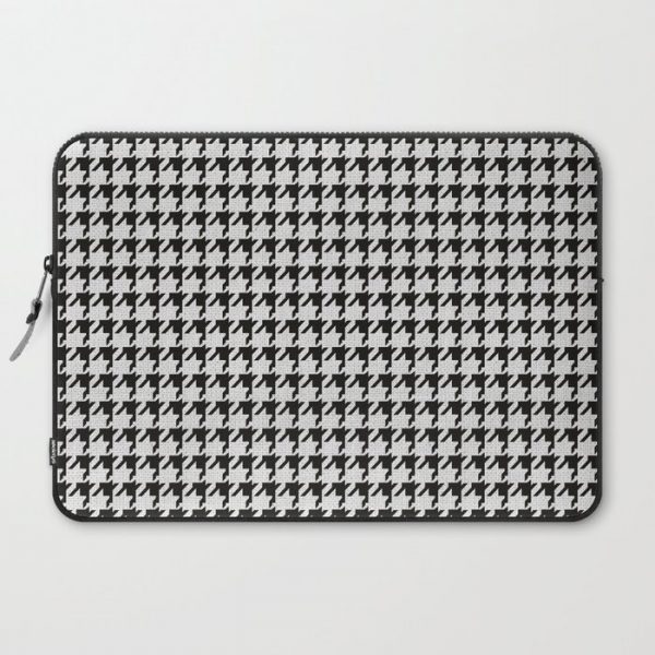 Houndstooth Computer Cover by Priscila Peress - Laptop Sleeve - 15"