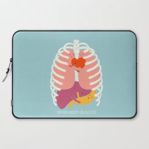 Hugs keep us alive Computer Cover by ilovedoodle - Laptop Sleeve - 15"