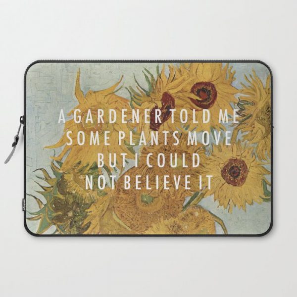 Hunting for Sunflowers Computer Cover by Modern Vampires of Art History - Laptop Sleeve - 15"