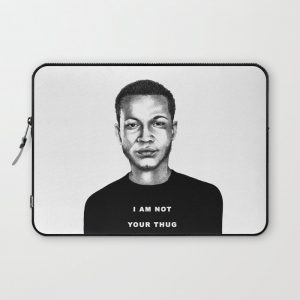 I Am Not Your Thug Computer Cover by Didi Art - Laptop Sleeve - 13"