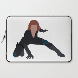 I Am a Black Widow Computer Cover by Ink & Imagination - Laptop Sleeve - 15"