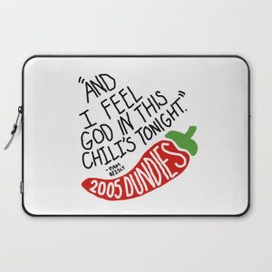 I Feel God in this Chili's Tonight- The Office Computer Cover by Natalie Rochelle - Laptop Sleeve - 15"