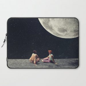 I Gave You the Moon for a Smile Computer Cover by Frank Moth - Laptop Sleeve - 15"