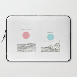 I am The Sea I Drown in Computer Cover by Elesq - Laptop Sleeve - 15"