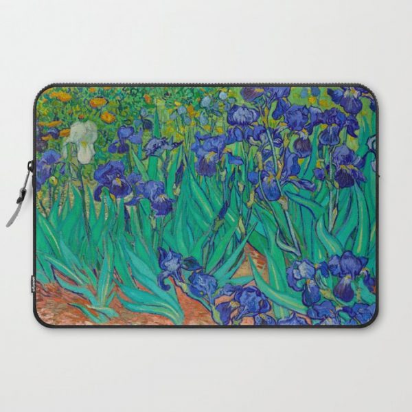 IRISES - VAN GOGH Computer Cover by THE ICONIC PAINTINGS - Laptop Sleeve - 15"