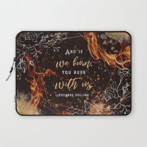 If we burn Computer Cover by Stella Bookish Art - Laptop Sleeve - 13"