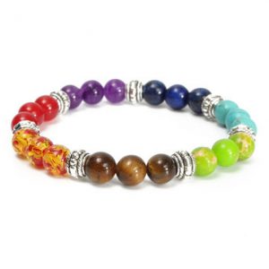 Imperial Stone Amethyst Buddha Beads Bracelet