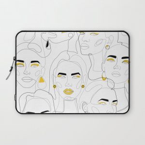 In Mustard Computer Cover by Explicit Design - Laptop Sleeve - 13"