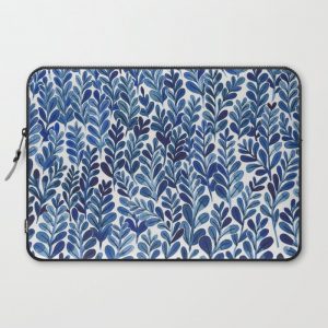 Indigo blues Computer Cover by Samantha Dolan - Laptop Sleeve - 15"