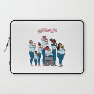 Intersectional Rosie the Riveter Computer Cover by Tyler Feder - Laptop Sleeve - 13"