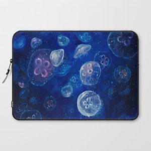 It's Jellyfishing Outside Tonight Computer Cover by Tanya Shatseva - Laptop Sleeve - 15"