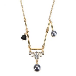 JASSY Gold Plated Zirconia Necklace