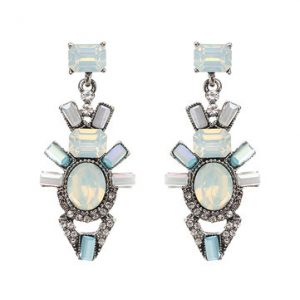 JASSY® Bohemian Opal Platinum Earrings