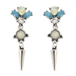 JASSY® Cone Pendant Crystal Earrings