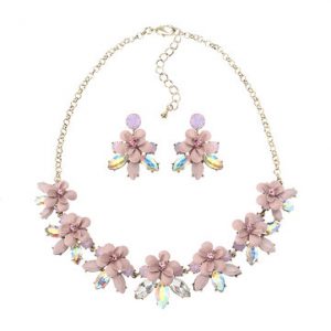 JASSY® Crystal Flower Jewelry Set