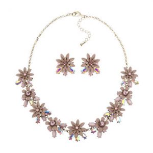 JASSY® Elegant Flower Jewelry Set