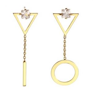 JASSY® Gold Geometric Earrings