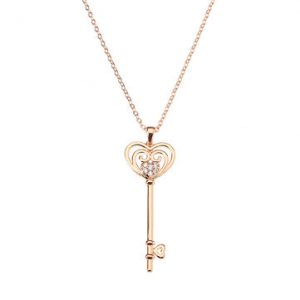 JASSY® Heart Key Zircon Necklace